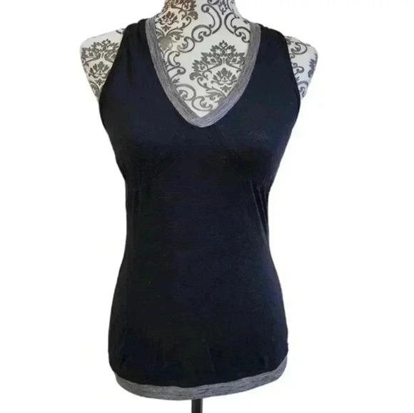 Lululemon Run: Personal Best Tank Top Women's 4 Black Static Run Active Vintage - Picture 5 of 9